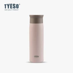 350/500ML Tyeso Stainless Steel Insulated Water Bottle Simple Round Shoulder Travel Mug Portable Frosted Ins Style Design