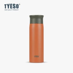 350/500ML Tyeso Stainless Steel Insulated Water Bottle Simple Round Shoulder Travel Mug Portable Frosted Ins Style Design