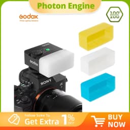 Godox IM30 Speedlite Flash White Blue Yellow Diffuser Soft Box Case