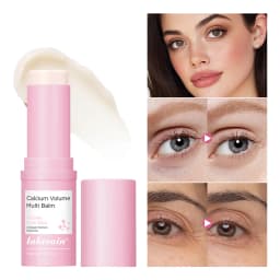 Calcium Collagen Vitamin D Eye Stick Balm Tightens Skin Care Anti Aging Anti Dark Circle Reduces Eye Bags Wrinkles Tear Trough