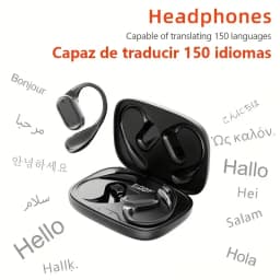2026 New AI Translation Earphones: High-Definition Audio, LED Battery Display, Suitable for Sports and Commuting.
