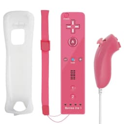 2in1 Controller For Nintendo WII/WII U Gaming Left Right Joystick Wireless Gamepads Optional Motionplus Func Game Remote Control