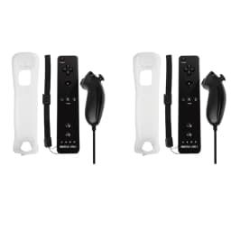 2in1 Controller For Nintendo WII/WII U Gaming Left Right Joystick Wireless Gamepads Optional Motionplus Func Game Remote Control