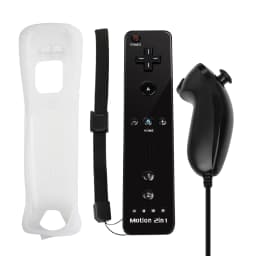 2in1 Controller For Nintendo WII/WII U Gaming Left Right Joystick Wireless Gamepads Optional Motionplus Func Game Remote Control