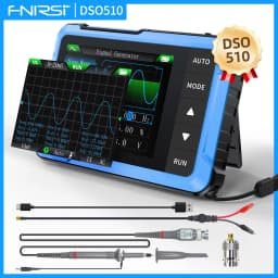 FNIRSI New DSO510 DSO152 DSO153 Mini Handheld Digital 2 IN 1 Oscilloscope Portable 48MS/s 10MHz Bandwidth Electronic Repair Tool