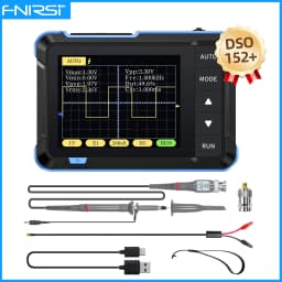 FNIRSI New DSO510 DSO152 DSO153 Mini Handheld Digital 2 IN 1 Oscilloscope Portable 48MS/s 10MHz Bandwidth Electronic Repair Tool
