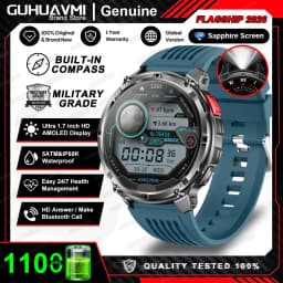2026 New T-Rex3 Pro 1100mAh Battery Smart Watch GPS path 5ATM Waterproof Sports Run tracker Outdoors Compass Military Smartwatch
