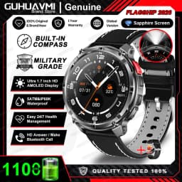 2026 New T-Rex3 Pro 1100mAh Battery Smart Watch GPS path 5ATM Waterproof Sports Run tracker Outdoors Compass Military Smartwatch