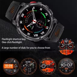 2026 New T-Rex3 Pro 1100mAh Battery Smart Watch GPS path 5ATM Waterproof Sports Run tracker Outdoors Compass Military Smartwatch