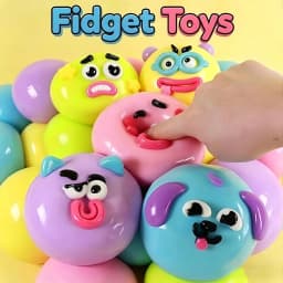 Curiosities Dog Face Swap Squishy Toy Popular Smushers Squishy Soft Moldable Cute Slow Rise Squeeze Toy Relaxing Sensory Anxie