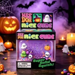 Halloween NeeDoh Spider Pumpkin Soft Squishy Fidget Toy Stress Relief Sensory Decompression Toy
