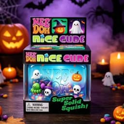 Halloween NeeDoh Spider Pumpkin Soft Squishy Fidget Toy Stress Relief Sensory Decompression Toy