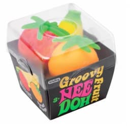 New Fruit NeeDoh Squishy Toy Simulated Strawberry Bananab Orange Fidget Sensory Toy Stress Relief Anti-Anxiety TPR Toy