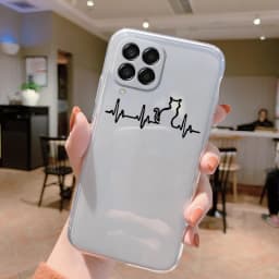 For Samsung Galaxy M33 5G Case Cover Cute Butterfly Flowers Protective Phone Case For Samsung M14 M15 M54 M55 M34 Transparent