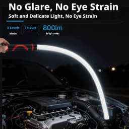 73cm Flexible Silicone LED Strip Light High Lumens LED Flashlight Stick Professional Work Light Portable Car Repair Tools