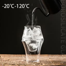 FOME Double Walled Glass Cup Transparent Coffee Milk Mug Espresso Cup Home Brandy Wine Cocktail Glasses Tasting Cup