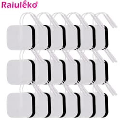 50/100Pcs TENS Pads EMS Electrode Patch Nerve Muscle Stimulator Silicone Gel Tens Electrodes Digital Acupuncture Pad Accessories