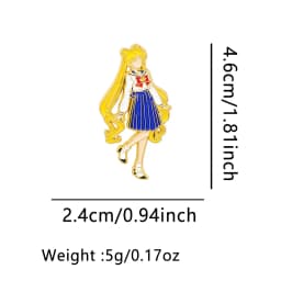 Cute Enamel Pin Cartoon Cat Badge On Backpack Lapel Pins Brooches for Jackets Cosplay Accessories Gift