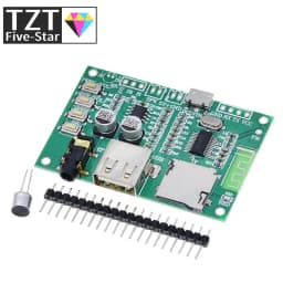 BT201 Dual Mode 5.0 Bluetooth Lossless Audio Power Amplifier Board Module Tf Card U Disk Ble Spp Serial Port Transparent Trans