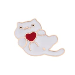 1Pcs Cute Cartoon Cat Colorful Foot Pins Acrylic Badges Brooch lapel Pin For Women Clothes On The Backpack Accessories jewelry