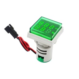 Mini 22MM LED Round Square Digital Timer Meter 0-60 Minute/0-999Hour AC 220V-380V Signal Light Hour Meter Panel Mounting