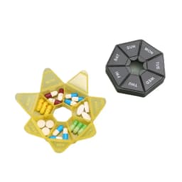 1Pcs Pill Case Plastic 7 Days Tablet Candy Box Portable Storage Tablet Holder Travel Organizer Pill Dispenser Container