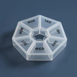 1Pcs Pill Case Plastic 7 Days Tablet Candy Box Portable Storage Tablet Holder Travel Organizer Pill Dispenser Container