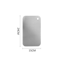 JUSTINLAU Stainless Steel Honeycomb Thickened Cutting Board Antibacterial Mildew-proof Kneading Dough Board Fruit Cutting Board