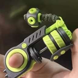 EDC Fidget Roller Spinner Paragraph Ring Fingertip Flywheel Ratchet Wheel Magnetic Push Card Sensory Relieve Stress Relief Toy