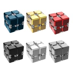 Metal DIY Infinite Cube Stress Relief Antistresse Fidget Toy Best Relieve Stress Attention And Concentration Adults Anxiety Lure