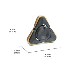 Suàn QS Magnetic Open-Armor Fidget Spinner Metal Stress Relief Toy for Adults | Magnetic Rotating Top Desktop Decompression Toy