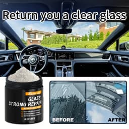 Super glass polishing powder|Restore glass clarity|Polishing for brightness|Glass scratch repair powder|Nanoscale scratch repair