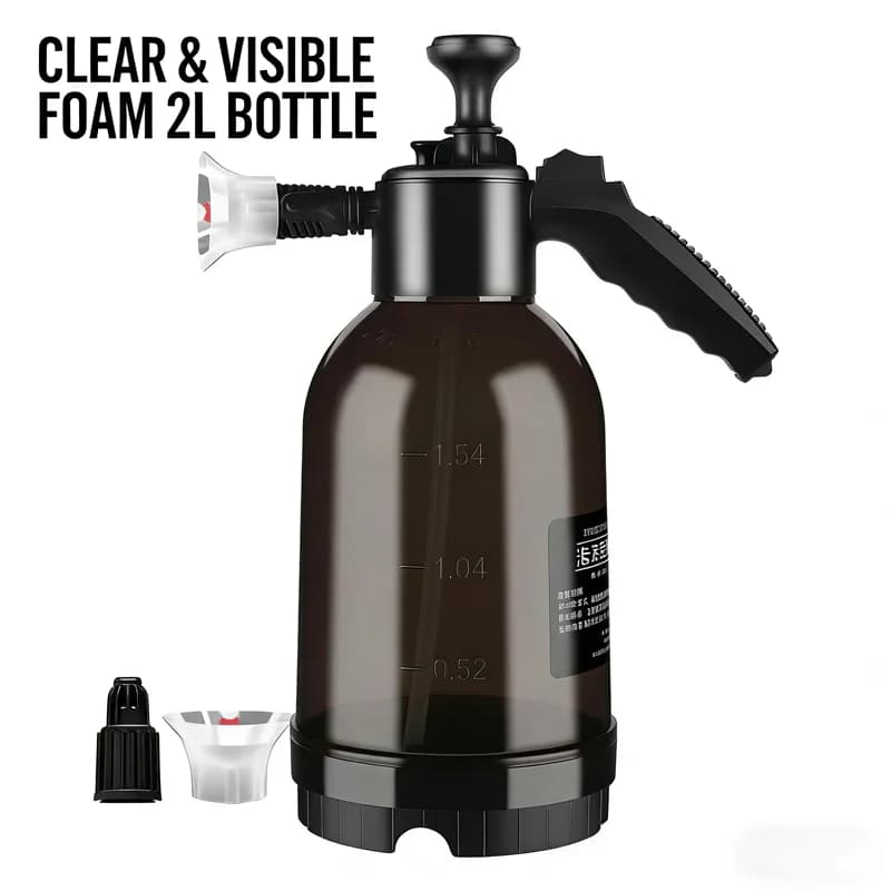 Car Washing Spray Pot Foam Spray Pot 2L Spray Type with Pressure Relief Valve for Household Car Spray Hand Pressure Spray Pot