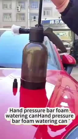 Car Washing Spray Pot Foam Spray Pot 2L Spray Type with Pressure Relief Valve for Household Car Spray Hand Pressure Spray Pot