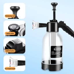 Car Washing Spray Pot Foam Spray Pot 2L Spray Type with Pressure Relief Valve for Household Car Spray Hand Pressure Spray Pot