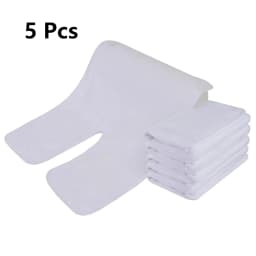 1/5 Pcs Beautician's Special Face Towel - Spa Grade U-shaped Face Towel - Soft Massage and Skincare Tool