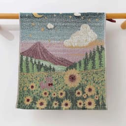 Pastoral Cats 100% Cotton Four-layer Gauze Towel Printed Hand Towel No Fading for Bathroom Kids Adults
