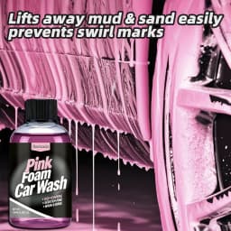 Pink Foaming Extreme Bodywash & Wax Foaming Car Wash Soap, (Works with Foam Cannons/Guns or Bucket Washes) For Cars, Trucks