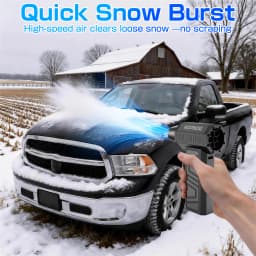 Car Vacuum Cleaner Turbo Fan Violent Air Blower Cleaning Tools Hair Dryer Electric Air Duster Auto Dust Collector for Home Outdoors Camping Universal Portable Multipurpose