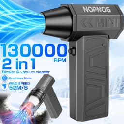 Car Vacuum Cleaner Turbo Fan Violent Air Blower Cleaning Tools Hair Dryer Electric Air Duster Auto Dust Collector for Home Outdoors Camping Universal Portable Multipurpose