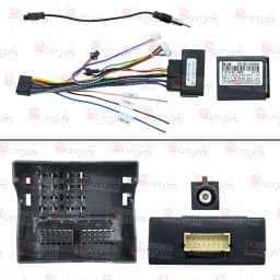 Car Radio Fascia Frame For Seat Ibiza 2008-2017 9 inch 2DIN Android Stereo Panel Harness Wire Power Cable Adapter Canbus Decoder