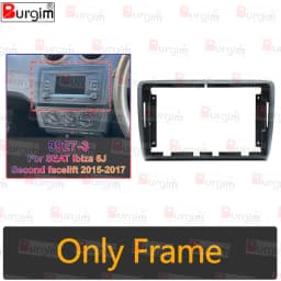 Car Radio Fascia Frame For Seat Ibiza 2008-2017 9 inch 2DIN Android Stereo Panel Harness Wire Power Cable Adapter Canbus Decoder