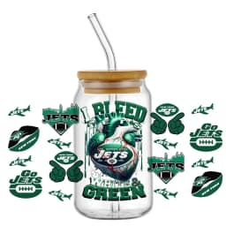 Rugby Enthusiast Sticker 16oz UV DTF 3D Sticker Decals Waterproof Wraps Glass Can Cups Creative Craft DIY Sports Lover Gift