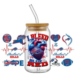 Rugby Enthusiast Sticker 16oz UV DTF 3D Sticker Decals Waterproof Wraps Glass Can Cups Creative Craft DIY Sports Lover Gift
