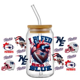 Rugby Enthusiast Sticker 16oz UV DTF 3D Sticker Decals Waterproof Wraps Glass Can Cups Creative Craft DIY Sports Lover Gift