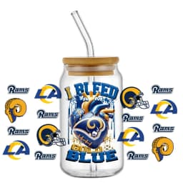 Rugby Enthusiast Sticker 16oz UV DTF 3D Sticker Decals Waterproof Wraps Glass Can Cups Creative Craft DIY Sports Lover Gift