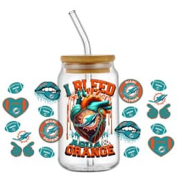 Rugby Enthusiast Sticker 16oz UV DTF 3D Sticker Decals Waterproof Wraps Glass Can Cups Creative Craft DIY Sports Lover Gift