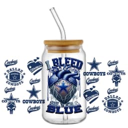 Rugby Enthusiast Sticker 16oz UV DTF 3D Sticker Decals Waterproof Wraps Glass Can Cups Creative Craft DIY Sports Lover Gift