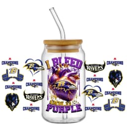 Rugby Enthusiast Sticker 16oz UV DTF 3D Sticker Decals Waterproof Wraps Glass Can Cups Creative Craft DIY Sports Lover Gift