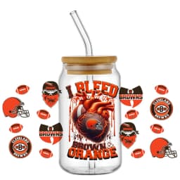 Rugby Enthusiast Sticker 16oz UV DTF 3D Sticker Decals Waterproof Wraps Glass Can Cups Creative Craft DIY Sports Lover Gift